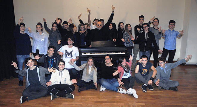 Claudio_Sottocornola_studenti_Liceo_Mascheroni